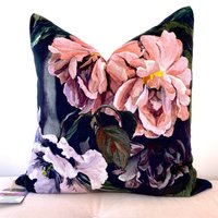Delft Samt Noir Dekorative Kissenbezug in Designers Guild 2017 Kollektion von AdoreDesignLucie