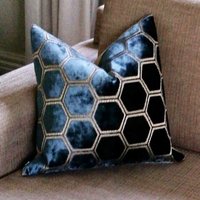 Einfach Fertig 2018 Kollektion Cover in Designers Guild Leinen Manipur Delft 20 Zoll von AdoreDesignLucie