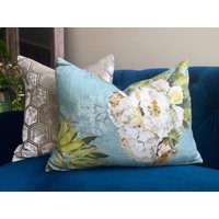 Gerade Fertig Bezug Aus Designers Guild Leinen Floreale Grande Celadon, 45x60cm Gerade Fertig Bezug Aus Designers Guild Leinen Floreale Grande Celadon, 45x60cm von AdoreDesignLucie
