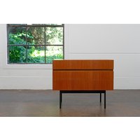 Mid-Century Teak Schubladen-Schrank/Kommode Von Dieter Waeckerlin Behr Möbel, Deutschland, 1960Er von AdoreModernShop