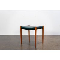 Modell 80A Hocker Mit Lederbezug Von Niels Otto Møller Für Jl Møllers, 1960Er von AdoreModernShop