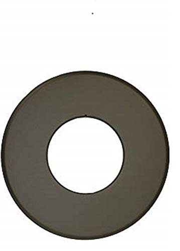 Adorosol Vertriebs GmbH Rosette 125mm schwarz Ofenrohr Wandabschluss120mm Rauchrohr Rand 90mm von AdoroSol Vertriebs GmbH