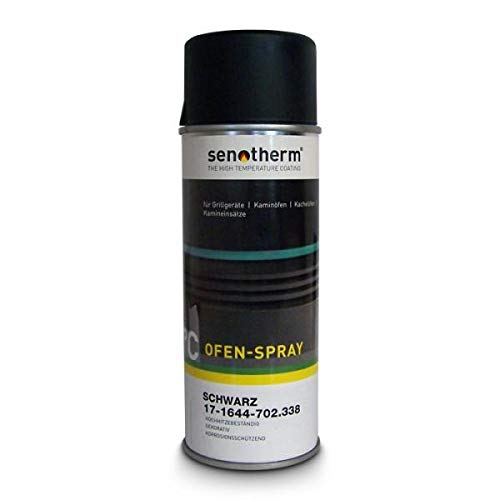 Senotherm Ofenspray schwarz 400 ml AdoroSol Vertriebs GmbH Dose Spray von Krokodilzange