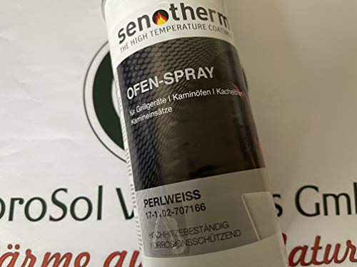 Senotherm Perlweiß 400 ml Ofenspray hitzebeständiger Ofen Lack Farbe Spray AdoroSol Vertriebs GmbH von AdoroSol Vertriebs GmbH