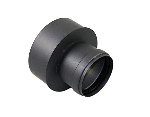 AdoroSol Vertriebs GmbH Erweiterung von 80 weit auf 130 schmal Pellet in Schwarz oder Grau Ø 80 mm Ofenrohr für Pelletöfen (Schwarz) von Krokodilzange