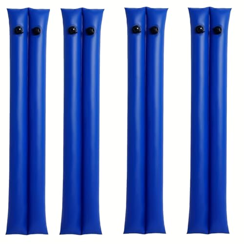 2,4 m Poolabdeckung Wassersäcke für Innenpool Winterabdeckung, Doppelkammer-Wasserschläuche Wassersäcke für Poolabdeckungen Winterschließen (4 Stück) von Adozsb