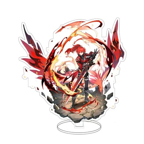AdrEta Genshin Impact Character Acrylic Stand Figure Genshin Impact Table Decorations Game Poster Character Standing Plates (DILUC) von AdrEta