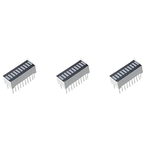 Adririv 15 Stueck 10 Segment Digital Rote LED Balkenanzeige Bar Display von Adririv