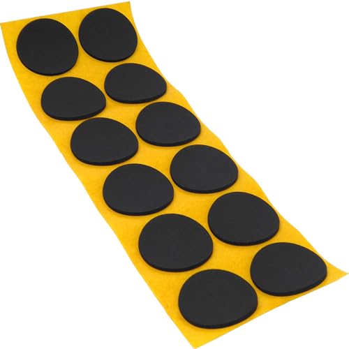 Adsamm® / 12 x Selbstklebende Antirutsch Pads aus EPDM Zellkautschuk/ø 40 mm/Schwarz/Rund / 2.5 mm Starke Anti-Rutsch-Gleiter Adsamm® / 12 x Selbstklebende Antirutsch Pads aus EPDM Zellkautschuk/ø 40 mm/Schwarz/Rund / 2.5 mm Starke Anti-Rutsch-Gleiter von Adsamm