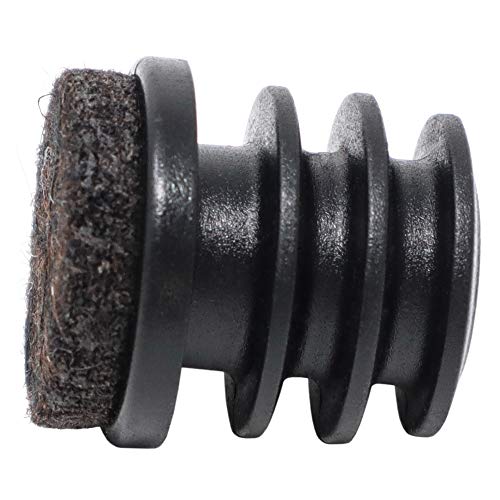 Adsamm® / 16 x Lamellenstopfen mit Filz/Schwarz/ø 18-20 mm/Rund/Möbelgleiter für Stahlrohrstühle/Endkappen für Rund-Rohre Adsamm® / 16 x Lamellenstopfen mit Filz/Schwarz/ø 18-20 mm/Rund/Möbelgleiter für Stahlrohrstühle/Endkappen für Rund-Rohre von Adsamm