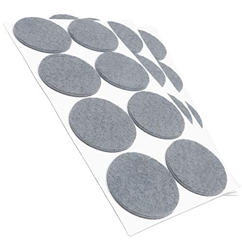 Adsamm® / 24 x Selbstklebende Filzgleiter/Grau/ø 50 mm/Rund/Möbelgleiter aus Filz mit 3.5 mm Stärke/Möbel- und Bodengleiter Adsamm® / 24 x Selbstklebende Filzgleiter/Grau/ø 50 mm/Rund/Möbelgleiter aus Filz mit 3.5 mm Stärke/Möbel- und Bodengleiter von Adsamm