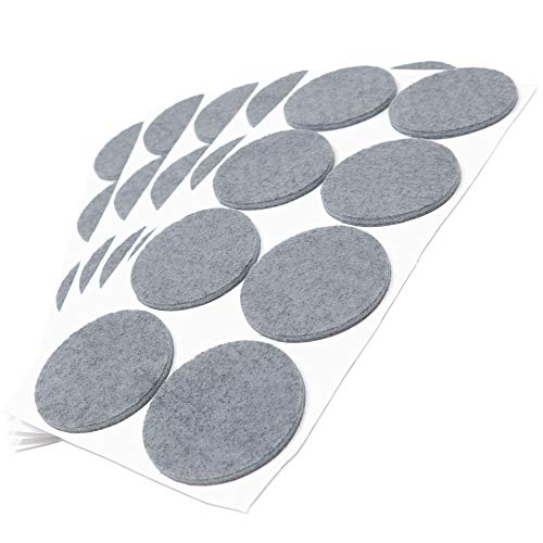 Adsamm® / 40 x Selbstklebende Filzgleiter/Grau/ø 50 mm/Rund/Möbelgleiter aus Filz mit 3.5 mm Stärke/Möbel- und Bodengleiter Adsamm® / 40 x Selbstklebende Filzgleiter/Grau/ø 50 mm/Rund/Möbelgleiter aus Filz mit 3.5 mm Stärke/Möbel- und Bodengleiter von Adsamm