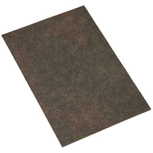 Adsamm® / 1 x Selbstklebende Filzplatte/Braun / 200x300 mm/Rechteckig/Filzgleiter zum Zuschneiden aus 3.5 mm starkem Filz/Möbel- und Bodengleiter von Adsamm