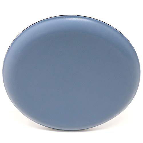 Adsamm® / 16 x selbstklebende PTFE-Möbelgleiter / Grau-Blau / Ø 70 mm / rund / 5 mm dicke Möbel- und Bodengleiter von Adsamm
