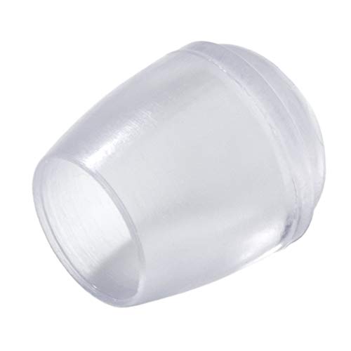 Adsamm® / 32 x Stuhlbeinkappen/Transparent/ø 10-11 mm/Rund/Schutzkappen für Stuhlbeine/Rohrkappen für runde Sesselfüße von Adsamm