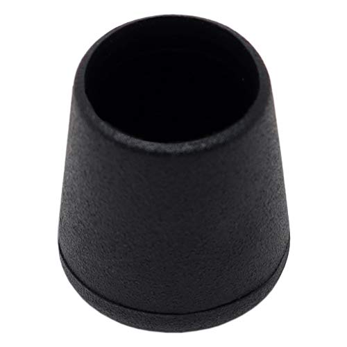 Adsamm® / 32 x Stuhlbeinkappen/Schwarz/ø 15-16 mm/Rund/Schutzkappen für Stuhlbeine/Rohrkappen für runde Sesselfüße von Adsamm