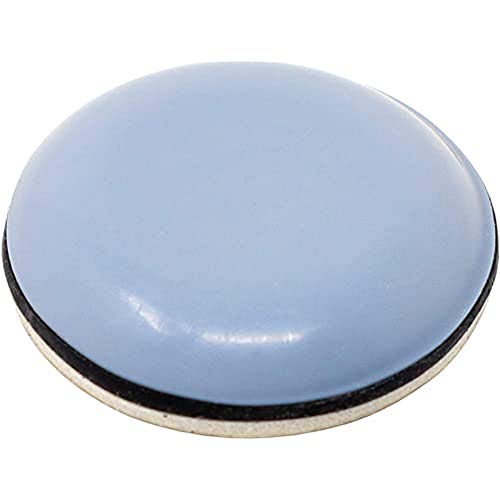 Adsamm® / 32 x selbstklebende PTFE-Möbelgleiter / Grau-Blau / Ø 25 mm / rund / 5 mm dicke Möbel- und Bodengleiter von Adsamm