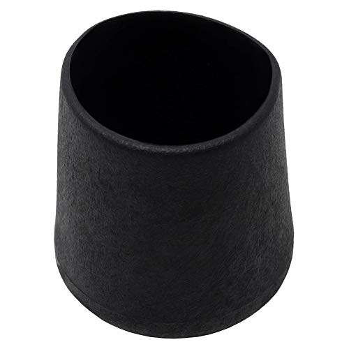 Adsamm® / 4 x Stuhlbeinkappen/Schwarz/ø 34-37 mm/Rund/Schutzkappen für Stuhlbeine/Rohrkappen für runde Sesselfüße von Adsamm