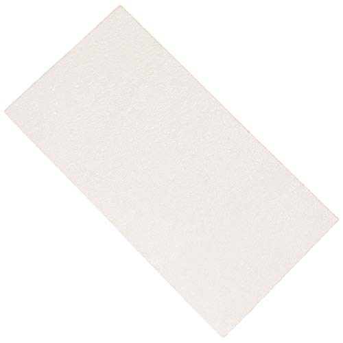 Adsamm® / 5 x Selbstklebende Filzplatten/Weiß / 100x200 mm/Rechteckig / 1.5 mm dünne Selbstklebende Möbelgleiter aus Filz von Adsamm