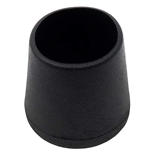 Adsamm® / 32 x Stuhlbeinkappen/Schwarz/ø 29-31 mm/Rund/Schutzkappen für Stuhlbeine/Rohrkappen für runde Sesselfüße von Adsamm