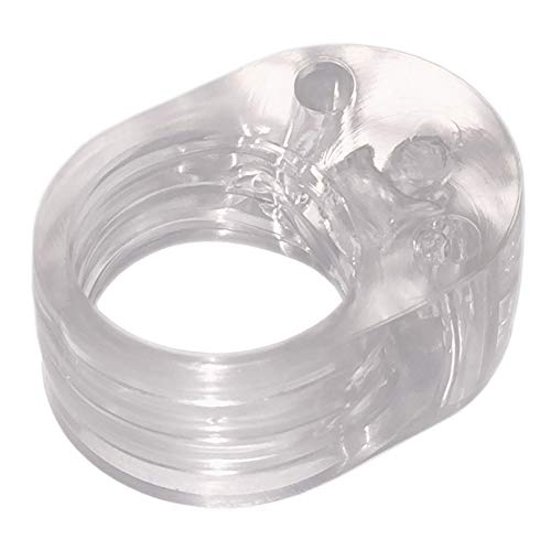 Adsamm® | 5X Tür-Stopper | Transparent | elastisch, dauerhaft stoßfest | Anschlagpuffer für Türgriffe, Türschnallen, Fenstergriffe, Fensteroliven, Klinken von Adsamm