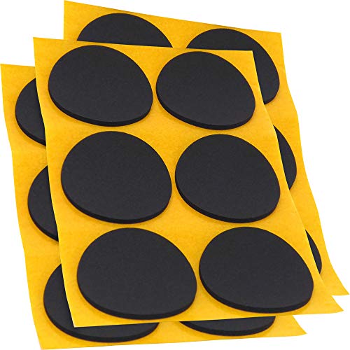 Adsamm® / 18 x Selbstklebende Antirutsch Pads aus EPDM Zellkautschuk/ø 70 mm/Schwarz/Rund / 2.5 mm Starke Anti-Rutsch-Gleiter Adsamm® / 18 x Selbstklebende Antirutsch Pads aus EPDM Zellkautschuk/ø 70 mm/Schwarz/Rund / 2.5 mm Starke Anti-Rutsch-Gleiter von Adsamm