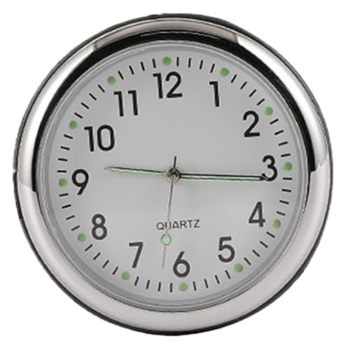 Adsfvs Auto Uhr,Auto-Thermometer Mit Klebefläche - Leuchtende Lüftungsgitter-Uhr Für Autos Wohnmobile LKWs Zuhause von Adsfvs