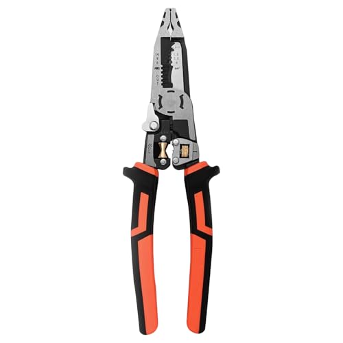 Adsfvs Elektrischer Kabelabisolierer - Kabelabisolierer Mit Crimp Und Schneidfunktion - Ergonomische Handzange für Industrie Haushalt Auto Heimwerker von Adsfvs