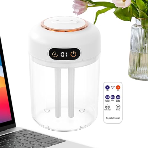 Adsfvs Großvolumiger Luftbefeuchter | Desktop Luftbefeuchter Mit Doppel Sprühnebel Und USB Aufladung - Multifunktionaler Luftbefeuchter Für Zuhause Schlafzimmer Und Yoga Studios Adsfvs Großvolumiger Luftbefeuchter | Desktop Luftbefeuchter Mit Doppel Sprühnebel Und USB Aufladung - Multifunktionaler Luftbefeuchter Für Zuhause Schlafzimmer Und Yoga Studios von Adsfvs