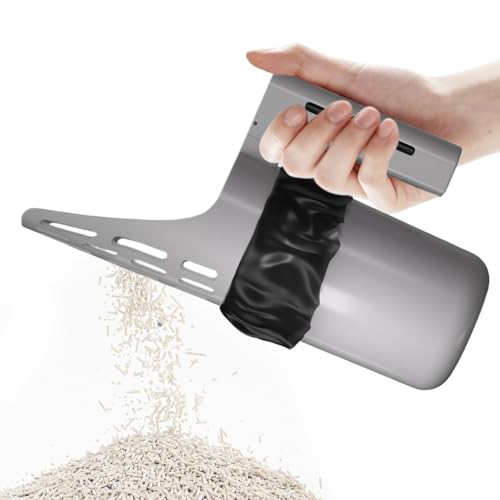 Adsfvs Katzenstreu Schaufel | Große Katzentoilette Schaufel Tragbare Schippe,Tragbare Siebschaufel Großes Fassungsvermögen Kotentferner Für Innen- Und Außenbereich Männer & Frauen von Adsfvs