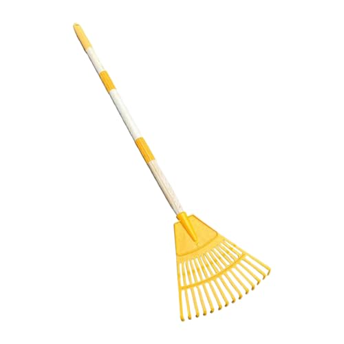 Adsfvs Laub Rechen Für Garten 14-Zinkig | Haushalt Gras Rechen - Mit Ergonomischem Griff Für Garten Landschaft Camping Outdoor Rasen von Adsfvs