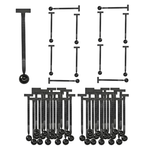 Adsfvs Nylon Kabelbinder Verschluss Für Auto | Kabelbinder Werkzeug Befestigungen 100 Stück,Starke Selbstschnürende Draht Schloss Auto Reißverschluss Clips Für Bündelung Stoßstange LKW Haus Garage von Adsfvs