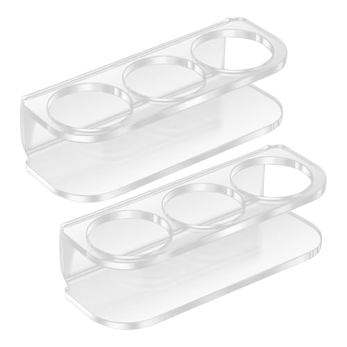 Adsfvs Peptidfläschchen Aufbewahrungsbox - Aufbewahrungsbox 2er Set,Tragbar 3-Fach Behälter Wandmontierbar Wiederverwendbar Für Diabetiker Medizin Reise von Adsfvs