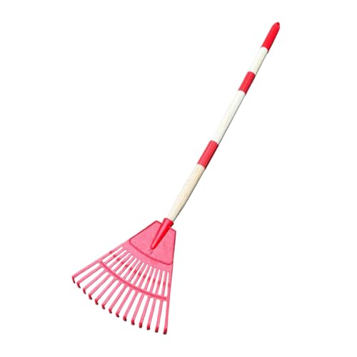 Adsfvs Rechen Für Laub 14-Zinkig Fächerförmig | Garten Grass Rechen | Mit Ergonomischem Griff Für Garten Landschaft Camping Outdoor Rasen von Adsfvs