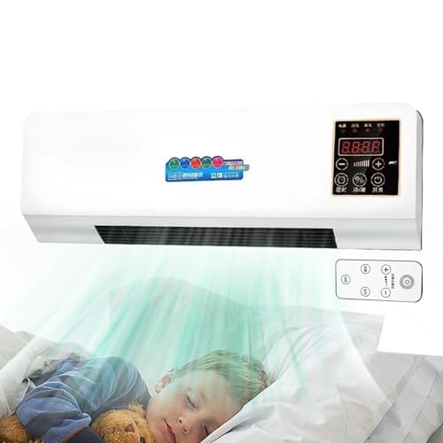 Adsfvs Wand Zentrifugallüfter - Vielfältiges Luftsystem für Räume,Leiser elektrischer Heizlüfter für Wohnzimmer Schlafzimmer Studio von Adsfvs