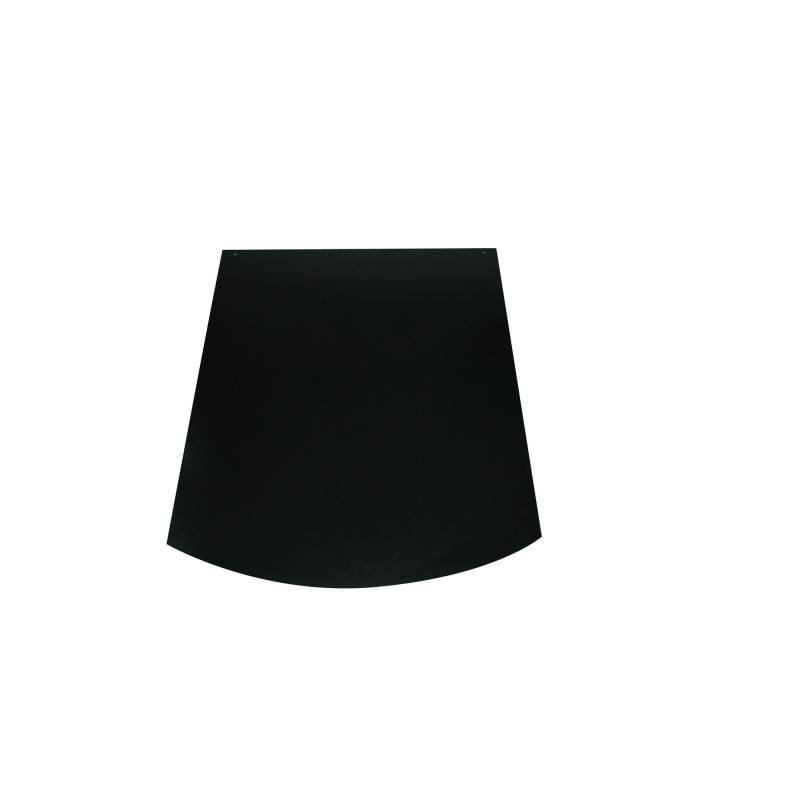 Aduro Funkenschutzplatte Bogenform 80 x 100 x 0,15 cm Stahl schwarz von Aduro