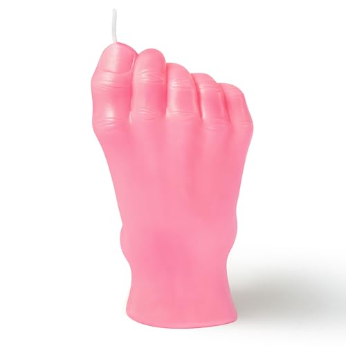Adval9Vram Fuß Form Duftkerzen Geschenkset - Natürliches Sojawachs Kiefernduft Aromatherapie Kerzen, Stumpenkerze Körper Stressabbau Duftkerze für Yoga Massage Badezimmer (Rosa) von Adval9Vram