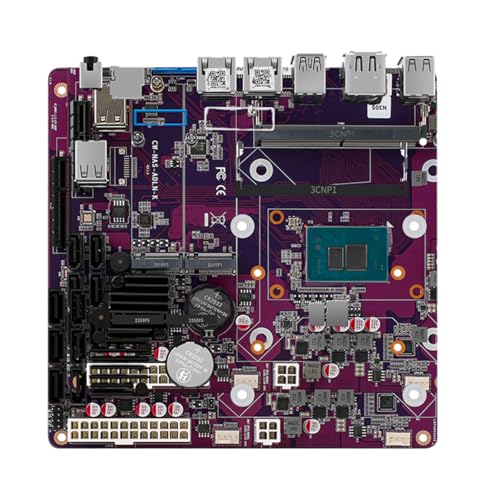 AdvanElink N100 Industrial Motherboard NAS, 4-Kern Low-Power Prozessor, 6 x SATA3.0, 2 x 2.5G i226-V, 2 x M.2, 1 x PCIE3.0, DDR5 von AdvanElink