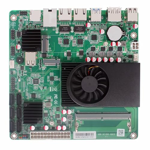 AdvanElink N150 Industrial Motherboard NAS, 4-Kern Low-Power Prozessor, 6 x SATA3.0, 1x 10G, 2 x 2.5G i226-V, 2 x M.2, DDR5 von AdvanElink
