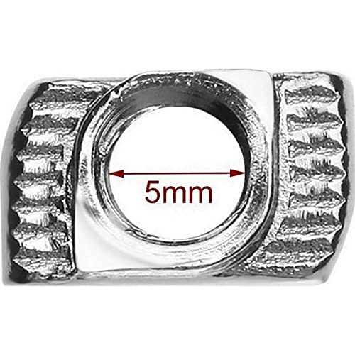 Advanc3D T Nut 6 B-Typ (EU20) Hammermutter Nutenstein Gleitmutter für Aluprofil 2020 2040 M5x50 von Advanc3D