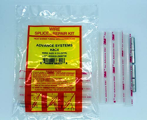 K8C4 Tauchpumpen-Drahtspleiß-Kit Reparatur und Installation. # 8 AWG, 4 Drähte – einfach und zuverlässig – Crimpen Sie es, schrumpfen und vergessen Sie! 100% hergestellt in den USA mit 3M-Komponenten. K8C4 Tauchpumpen-Drahtspleiß-Kit Reparatur und Installation. # 8 AWG, 4 Drähte – einfach und zuverlässig – Crimpen Sie es, schrumpfen und vergessen Sie! 100% hergestellt in den USA mit 3M-Komponenten. von Advance E & I Systems