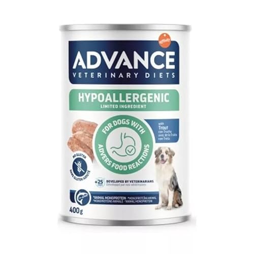 Advance Diets Nassfutter für Hunde – hypoallergen mit Forelle – 400 g von affinity ADVANCE VETERINARY DIETS