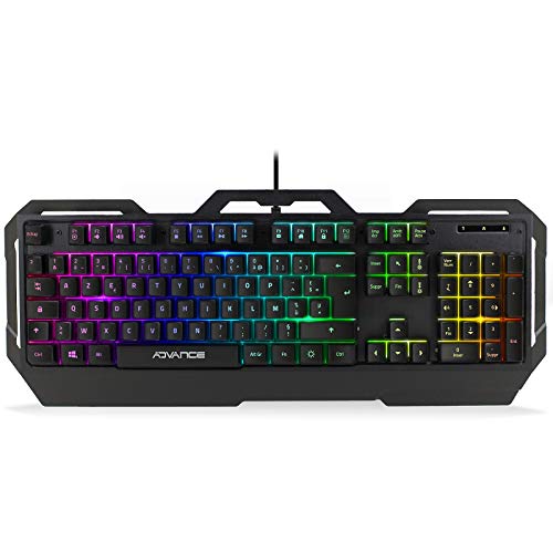 Advance Clavier Gamer Semi-Metcanique GTA 250 RGB (Schwarz) von Advance