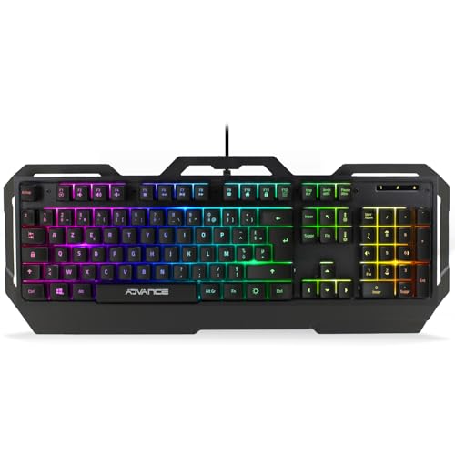 Advance Clavier Gamer Semi-Metcanique GTA 250 RGB (Schwarz) von Advance