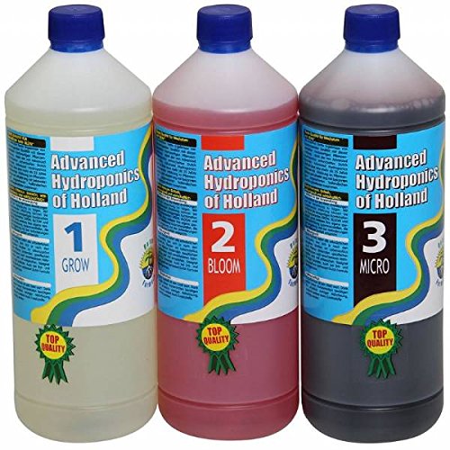 Advanced Hydroponics Dutch Formula 1 x 3L (Grow+Bloom+Micro) für Pflanzen von Advanced Hydroponics