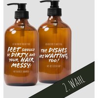 Nachfüllbarer Shampoo Spender Aus Braunglas - 2. Wahl von Advantureshop