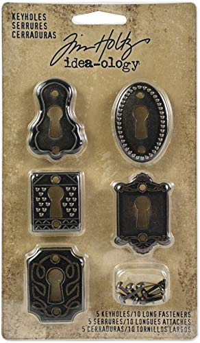 Tim Holtz Idea-ology Bastelverzierung, Metall, Braun von Tim Holtz Idea-ology