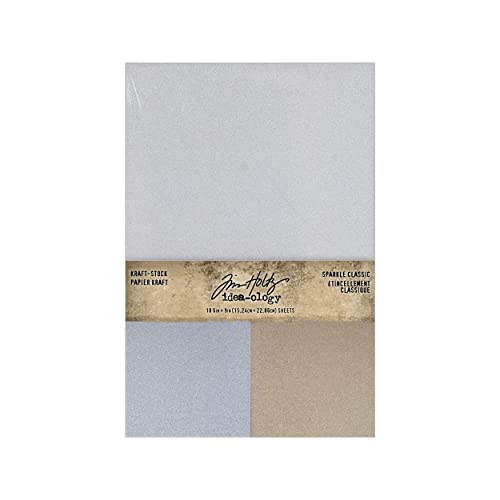 Idea-Ology Kraft-Stock Cardstock Pad 6"X9" 18/Pkg-Sparkle Classic TH94315 von Advantus
