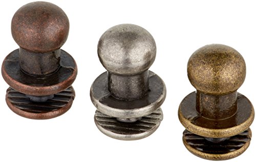 Tim Holtz Hitch Fastener, Silver, Bronze, Pewter, Pack of 12 von Tim Holtz Idea-ology