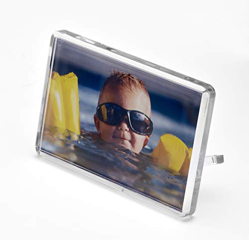 Adventa Fotomagnet, mit transparentem Ständer, für 45 x 70 mm, 500 Stück von Adventa